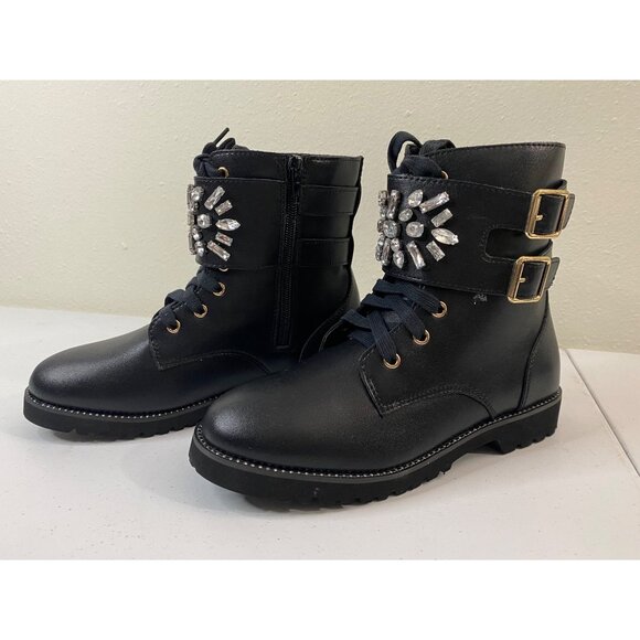 NWT Kurt Geiger London Stoop Boot - Little Girls / Big Girls - Black / Size 4M - Picture 10 of 16